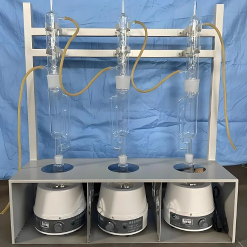Triple-Unit and Single-Unit Soxhlet Extractor for Soluble Matter Content Analysis and Waterproofing Membrane