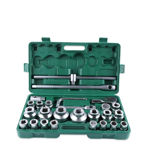 

3/4" socket wrench set DR 26pcs Box Socket Auto Repair Tools Impact Socket Set Heavy Duty