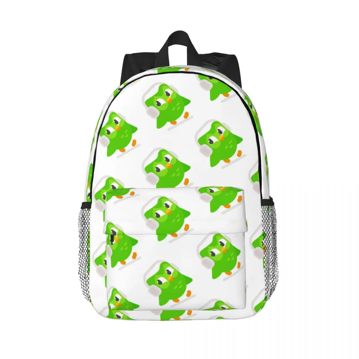 Duolingo Owl Duo Backpacks Boys Girls Bookbag Fashion Children