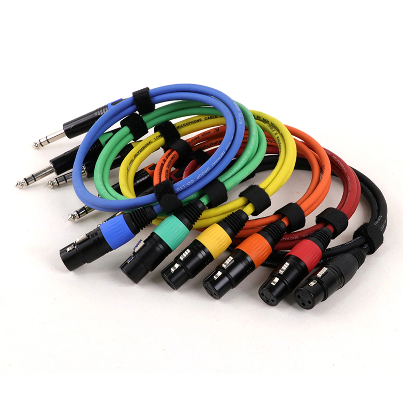 1 ST 6.35 MM (1/4 Inch) stereo Jack Male naar 3 Pins XLR Mannelijke/Vrouwelijke Audiokabel Gebalanceerde 1/4 