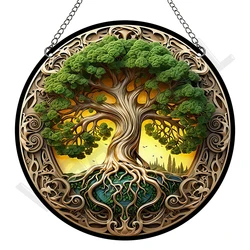 Wall Art Mural Acrylic Sign Suncatcher Vintage Window Acrylic Board Retro Home Decoration Plate Acrylic Sheet Room Decor Garden