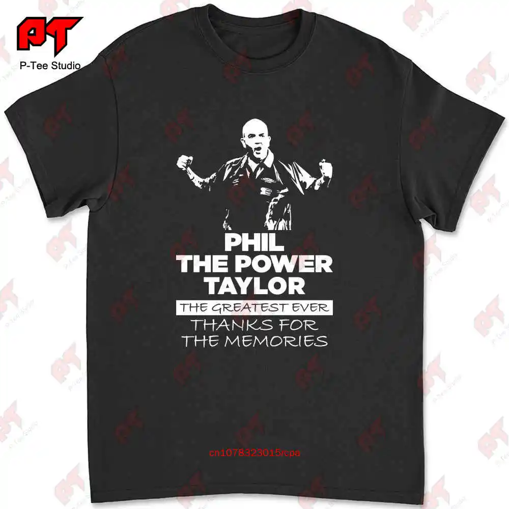 Phil The Power Taylor Darts 2017 Retirement T-shirt 9UE5