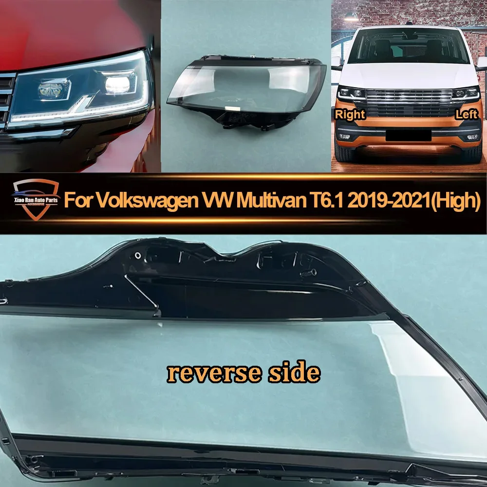 

Car Headlight Shell Transparent Lampshade For Volkswagen VW Multivan T6.1 2019 2020 2021 (High) Headlamp Cover Lens Plexiglass