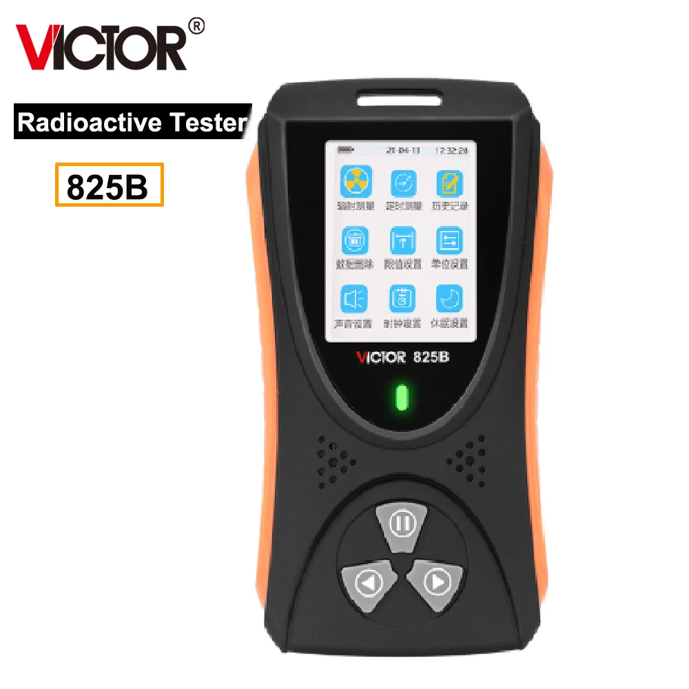 

VICTOR Geiger Counter Nuclear Radiation Detector Personal Dose Rate Real-time Dosimeter X/Y/β-ray Beta Gamma Radioactive Tester