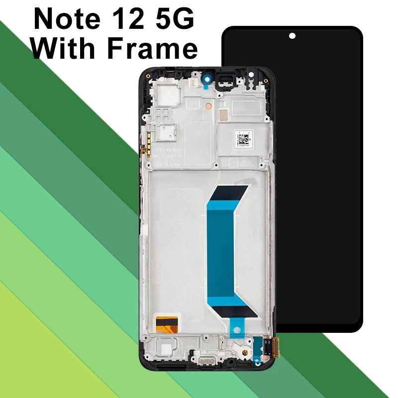 High Quality AMOLED For Redmi NOTE 12 4G LCD Display  Screen Touch Digitizer Replacement For Redmi NOTE 12 5G Display 22111317I