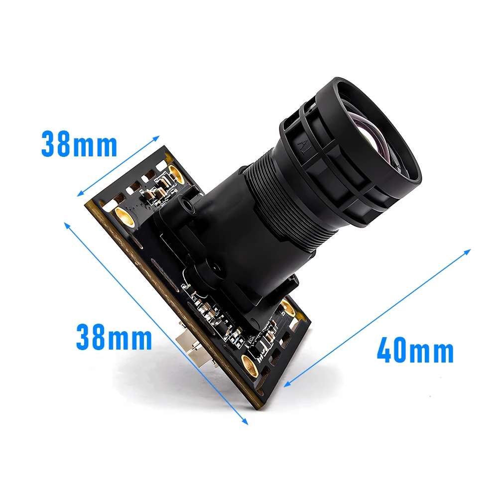 Global Shutter 5MP 50FPS USB Camera Module 1/2.5 Inch M16 Lens High Speed Distortionless Industrial HD Camera for Motion Capture