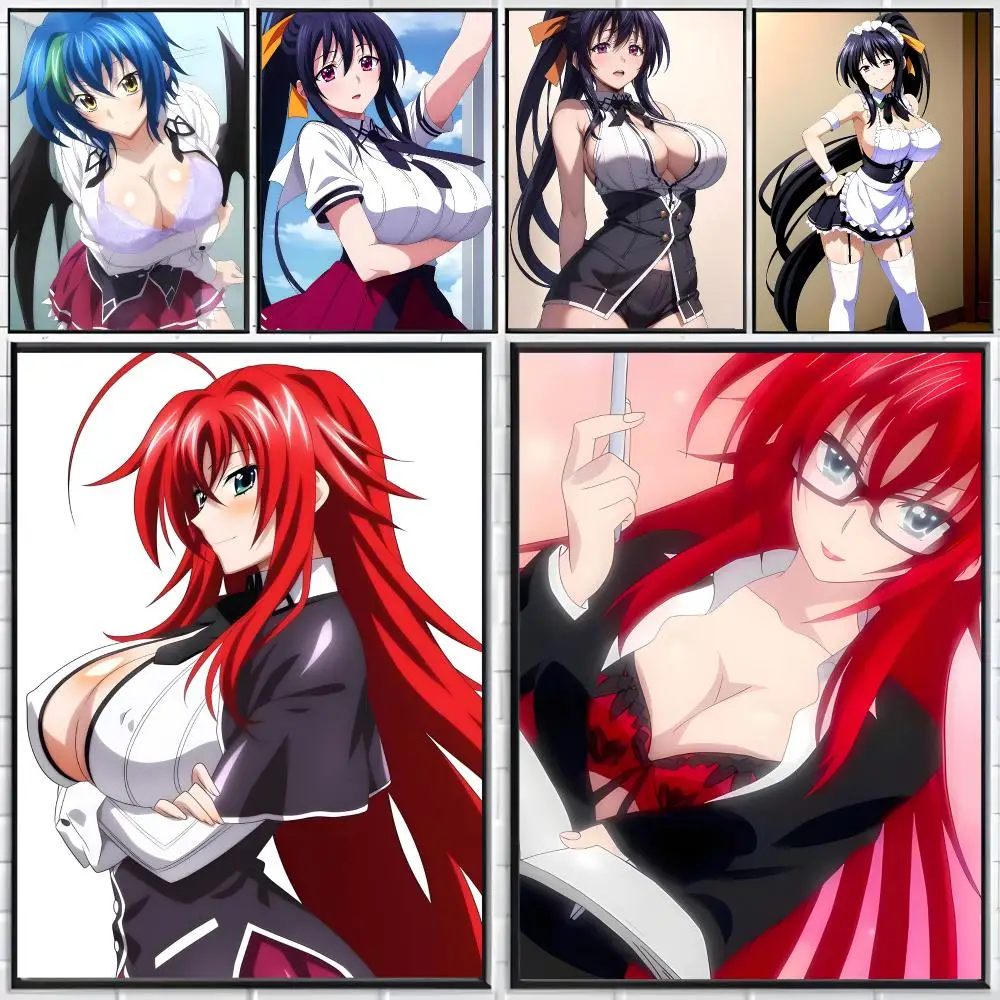 DxD Anime Novel High School Dxd Poster Distinct Home Decor Concepts Chic Indoor Art Pieces