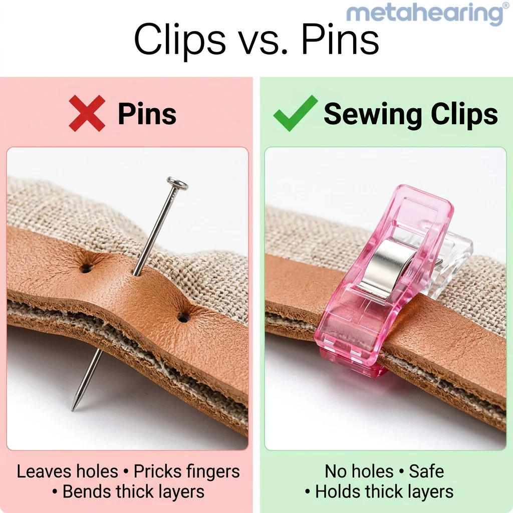 Bunte Kunststoff-Patchwork-Clips, Nähkanten-Befestigungsclips, DIY Handgefertigte Stoffclips – Detail 6