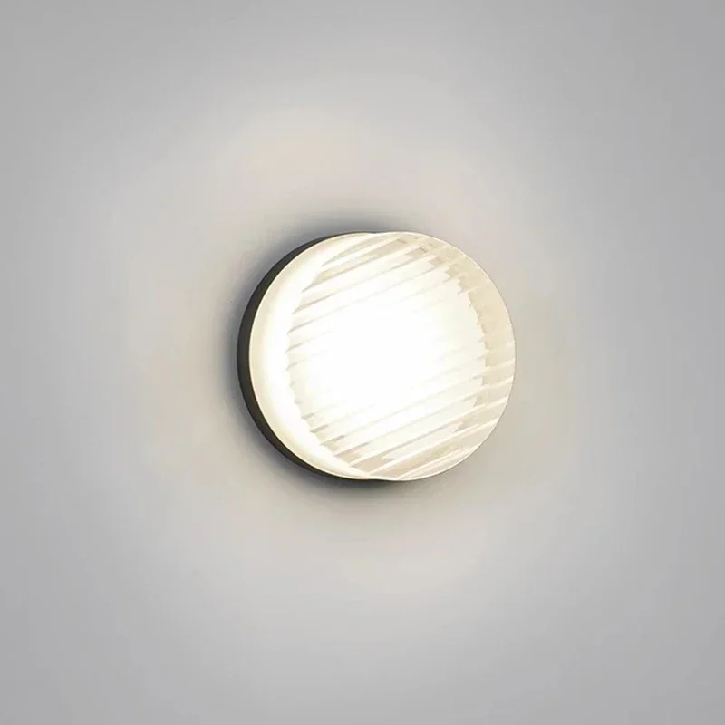 Imagem -05 - Criativo Acrílico Led Wall Light Lâmpada de Parede Exterior para Cabeceira Escadaria Wall Sconce do Banheiro Indoor Home Decor Fixture