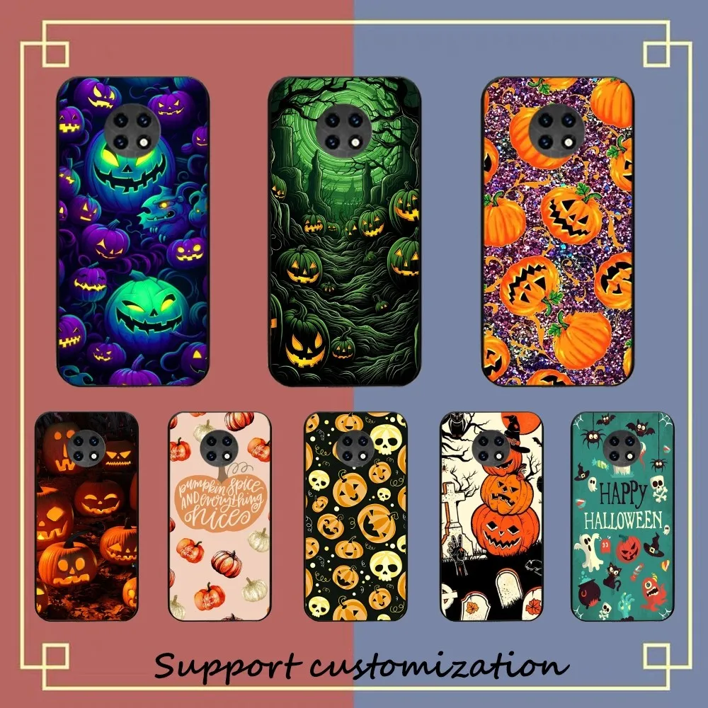 Halloween Pumpkin Phone Case For Redmi Note 4 X 5 A 6 7 8 Pro T 9 Pro 9S 10 Pro 11 Pro 11S 11Epro PocoM3pro