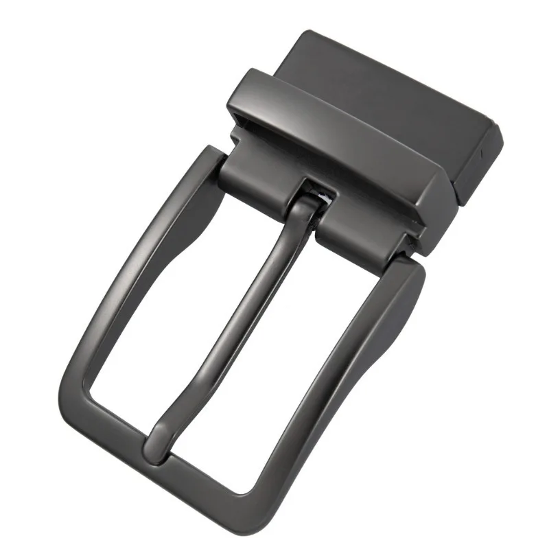 New! For Men Zinc Alloy Pin Buckle Fashion Gold Belt Buckle for Trousers Male Accessories Reverse Belt Buckle