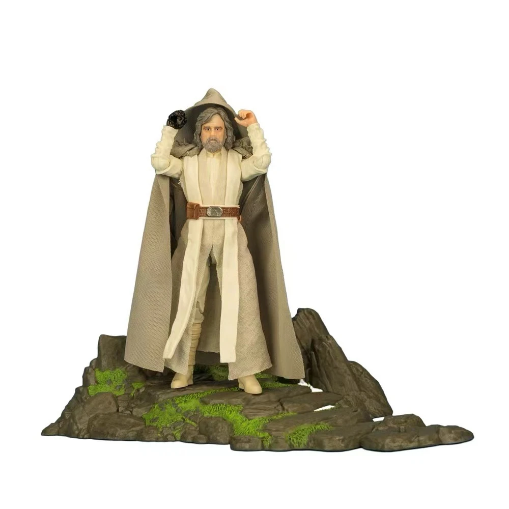 Star Wars Series Figuras de Ação, Luke Skywalker, Mestre Jedi, Modelo de 6 ", Brinquedos Coleção Presentes, Em Stock