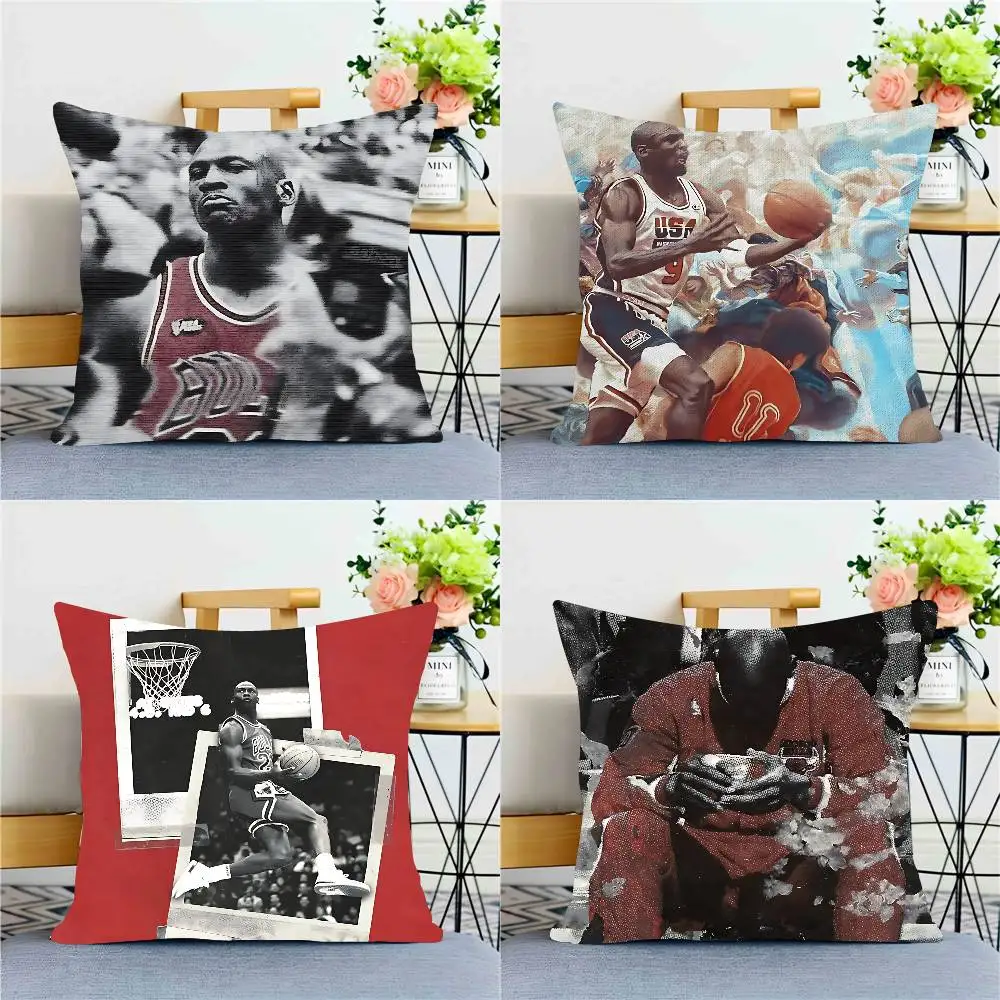 1 STÜCK Basketball J-Jordan 23 COOL Kissenbezug Quadrat Schlafzimmer Sofa Freizeit Komfort Kissen Auto Dekoration Kissenbezug 40x40