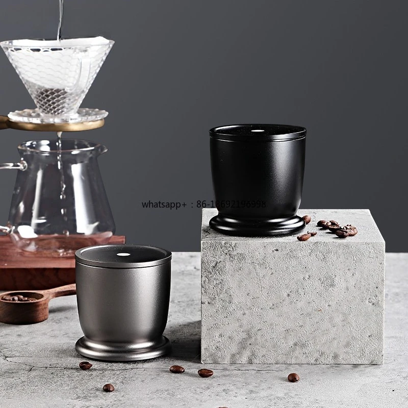 Coffee Powder Connector 51/58mm Bean Grinder Powder Cup, Hand Brewed Italian Coffee Powder Dropper