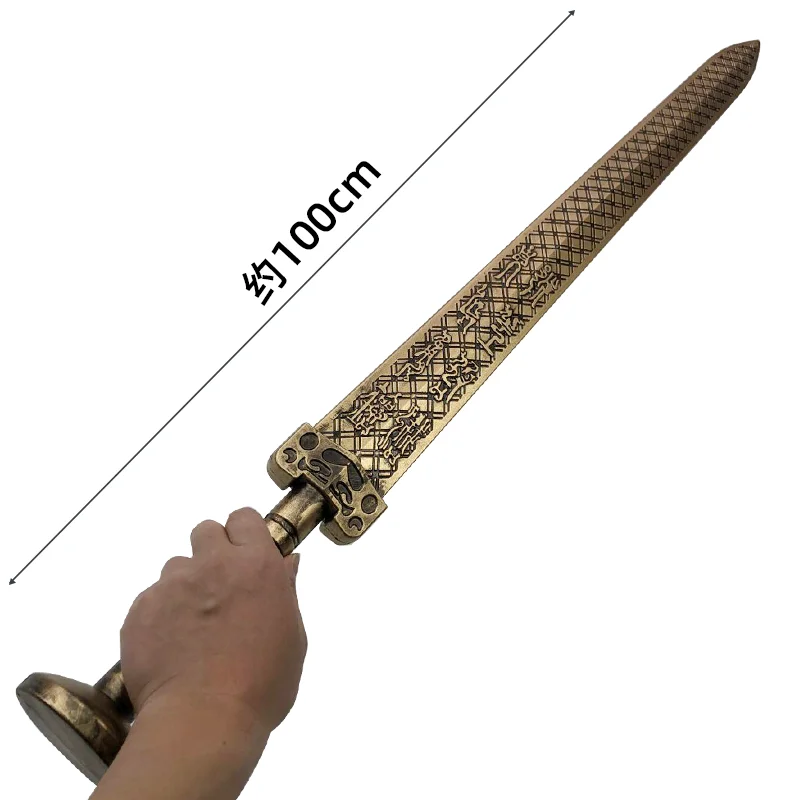 1:1 Cosplay chino Yue King Goujian espada arma tres reinos modelo de juego de rol niños juguetes Prop cuchillo niños juguete espada 100cm