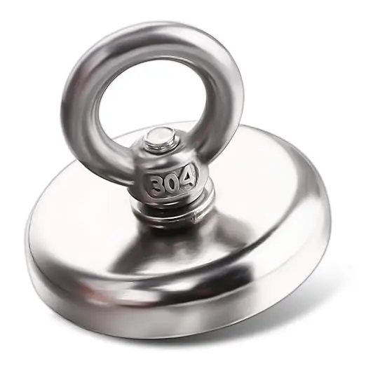 N45 récupération pêche D36 D48 D55 D60 tasse crochet fraisé aimants d'aspiration robustes trou attraper trésor CoinRiver ramasser
