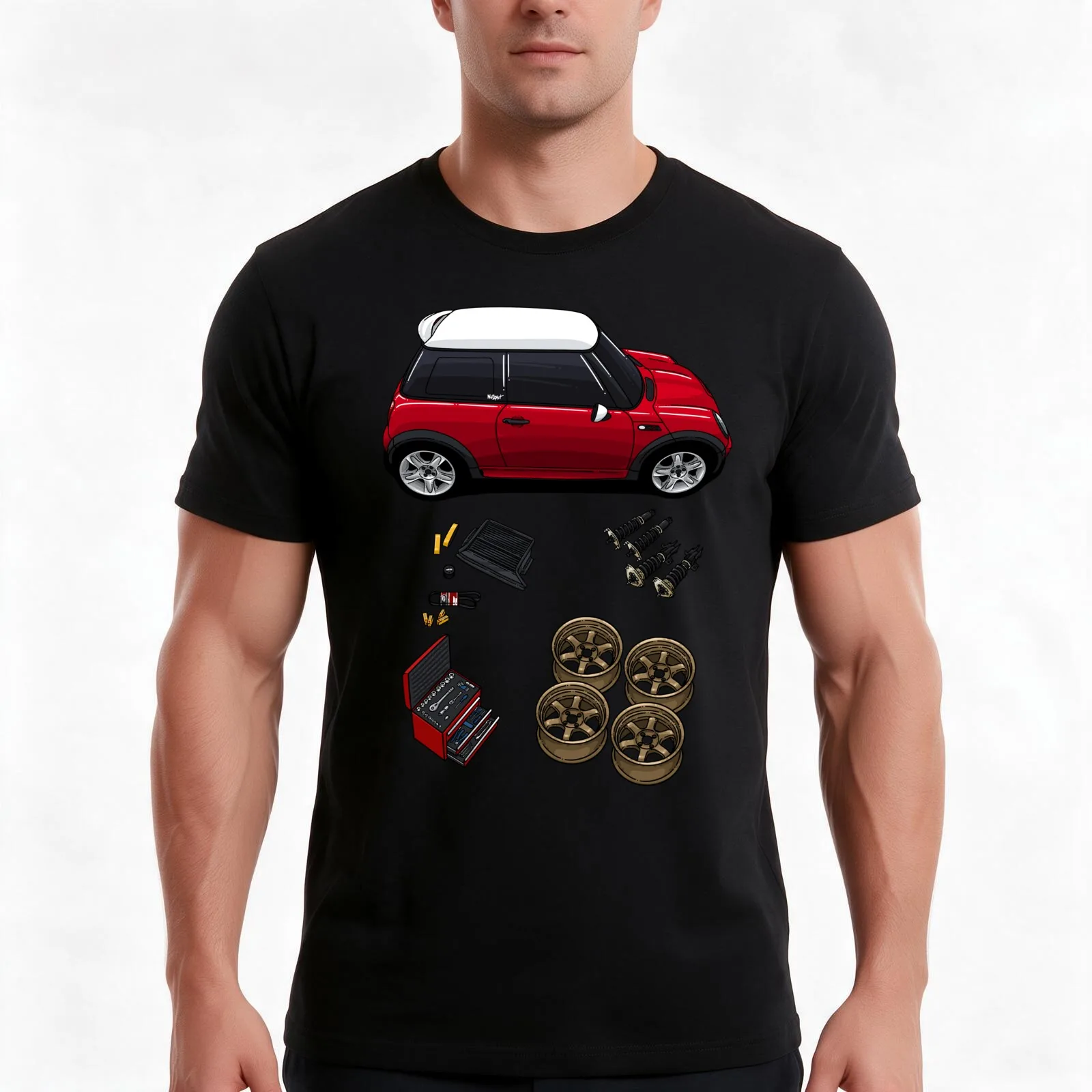 R53 Project Chilli Red T-Shirt, Summer Casual Cotton Tee, Oversized Streetwear Tops, Vintage Graphic Print, Unisex Men Women