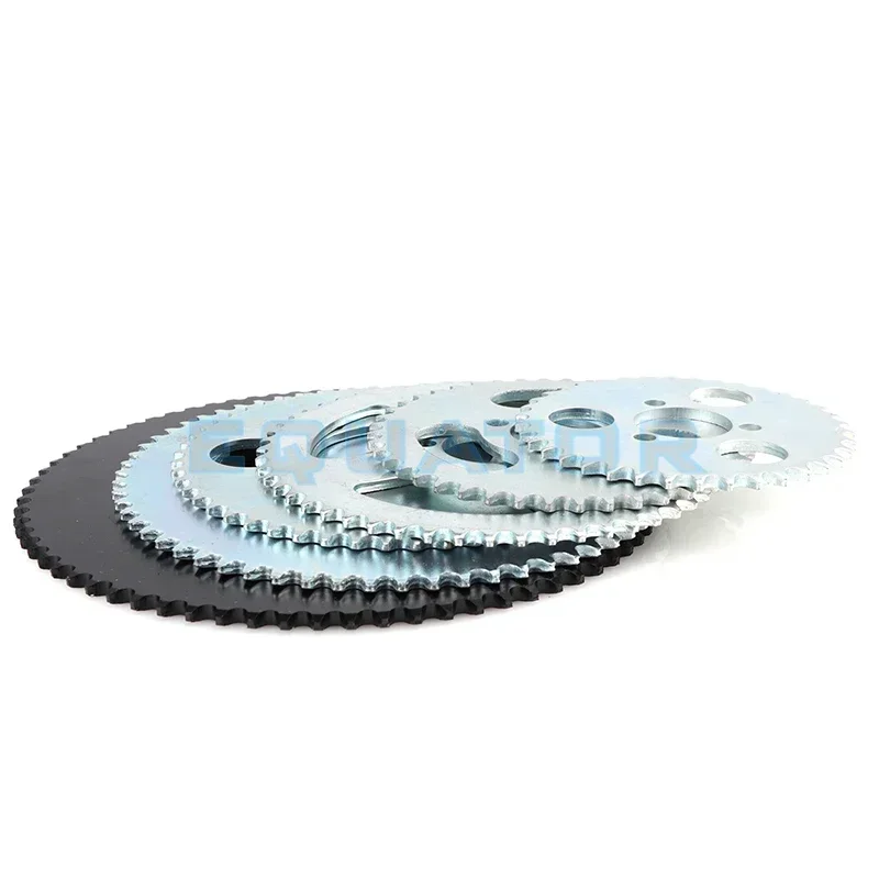Roda dentada da caixa de engrenagens t8f e tambor de embreagem de corrente para 47cc 49cc 2 tempos atv quad go kart buggy dirt pocket mini moto