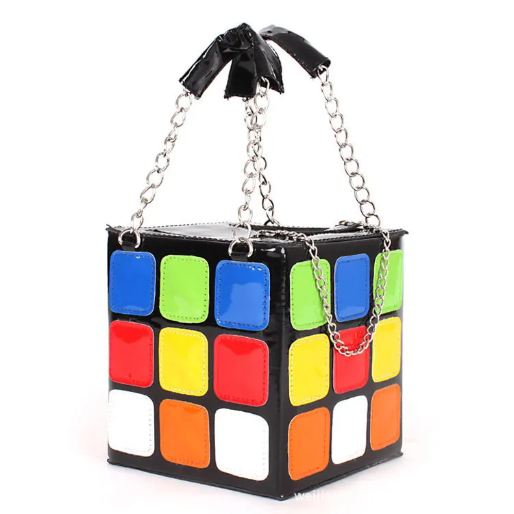

2026 New Fashion Stylish Cute Design Cube Handbag Storage Pouch