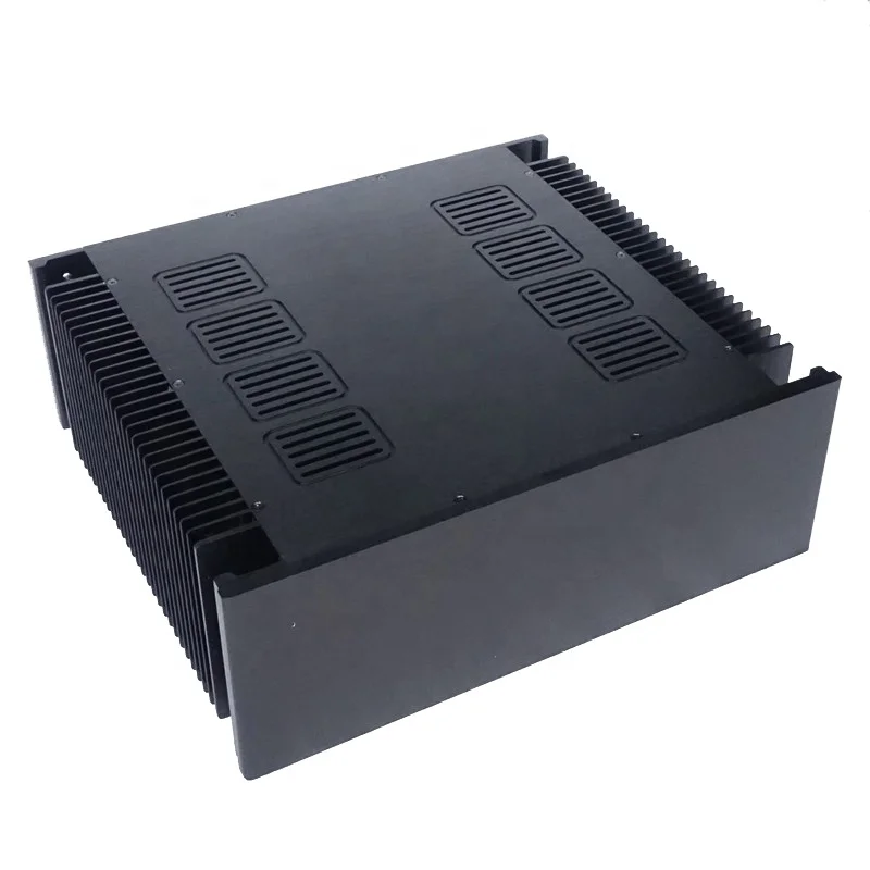 

BRZHIFI Manufacturer 4315A Customized Anodized Aluminum Extrusion Empty Speaker Box Heat Sink Amplifier Enclosure