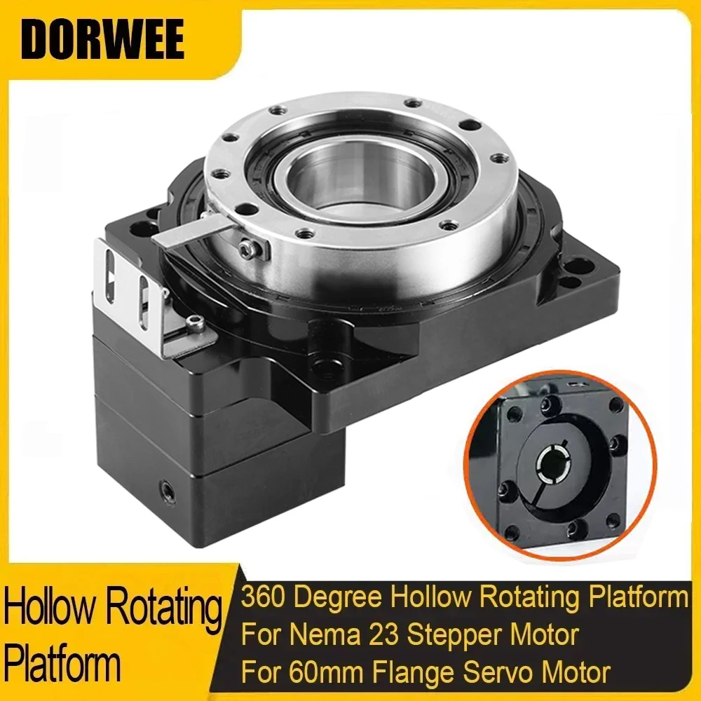 

Hollow Rotating Platform Ratio 5-200:1 4 Axis/ 5 Axis/ R Axis High Precision,eplace Cam indexer/ DD motor for Cutting Tables CNC
