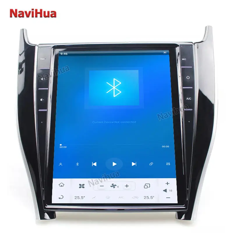 

Navihua 12.1inch tesla style vertical screen car dvd multimedia player for toyota harrier navigation carplay and android auto