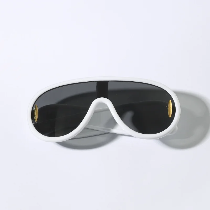 2025 INS للأطفال، شائع على الإنترنت، نفس نظارات الضفدع ذات الإطار الكبير من قطعة واحدة