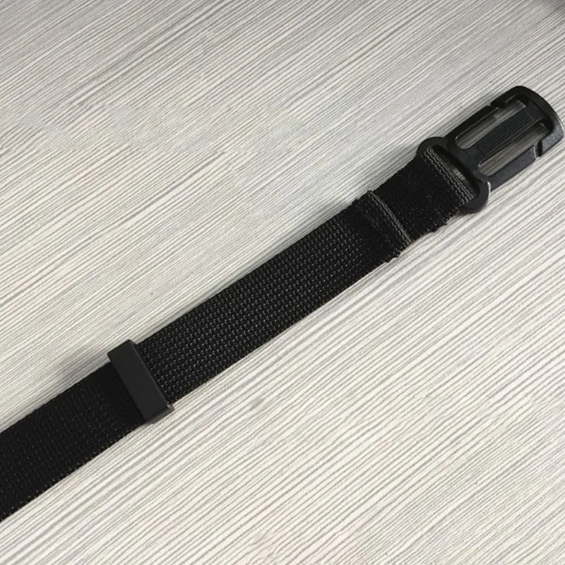 Zwarte Verstelbare Borstband Rugzak Schouderband Non Slip Gesp Clip Strap Bagage Riem Taille Riem