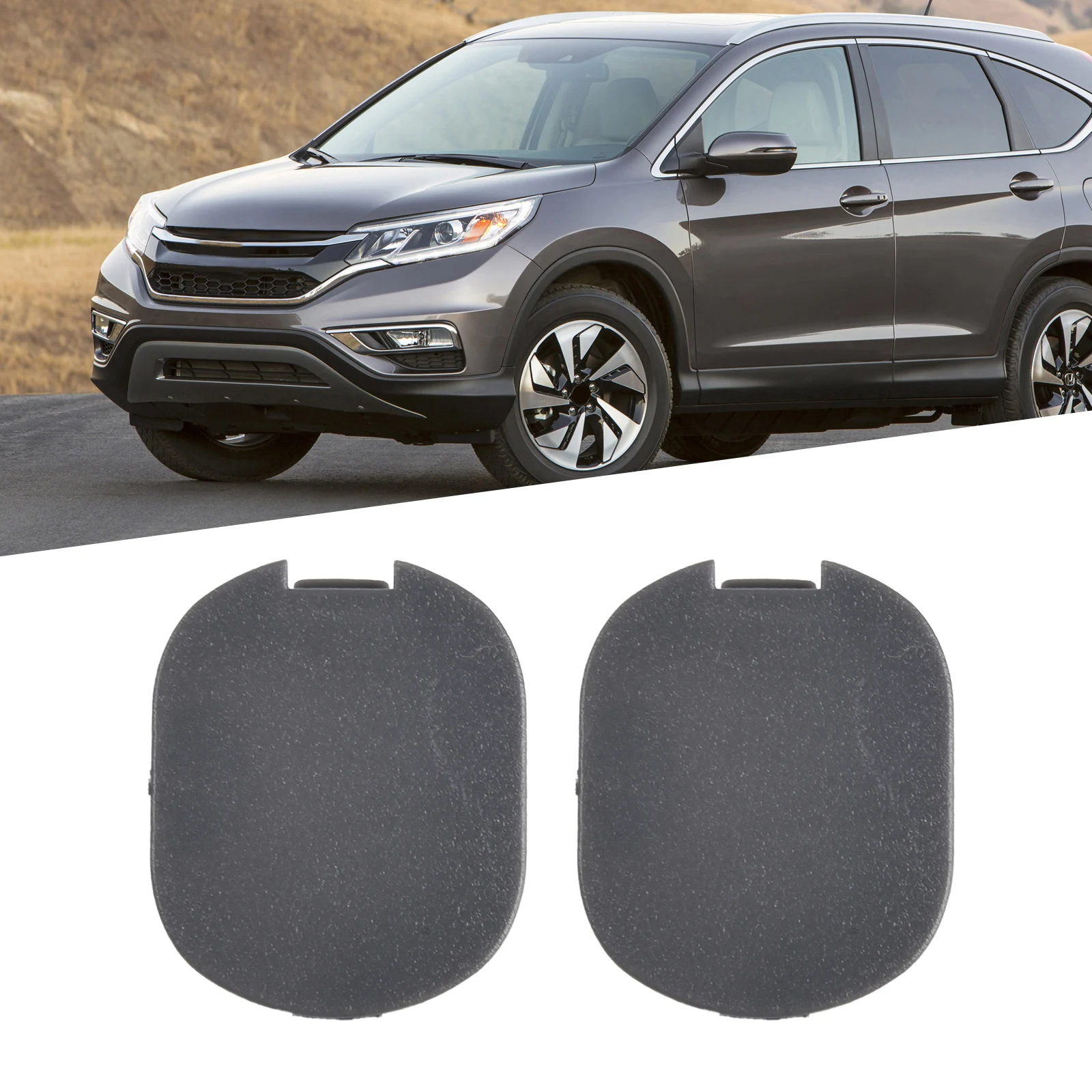 2 Pcs Car Tail Light Dust Cover Rear Light Cover Tail Light Nut Rear Light Bezel Cover Fits For Honda 2007-11 33506-SWA-A01