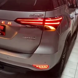 Applicable to Toyota Fortuner 2015 2016 2017 2018 2019 modified tail light assembly brake light steering light rear bumper light