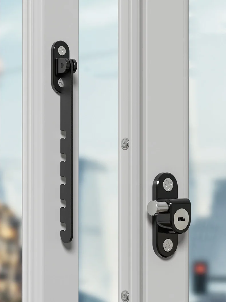 Window Limiters, Keyed Locks Are More Secure.