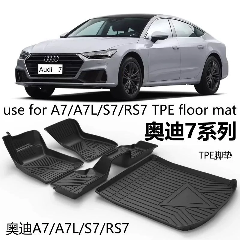 

Custom Car Floor Mat for Audi A7 A7L S7 RS7 2012-2025 Car Mat Waterproof Floor Mats Rubber Floor Mat