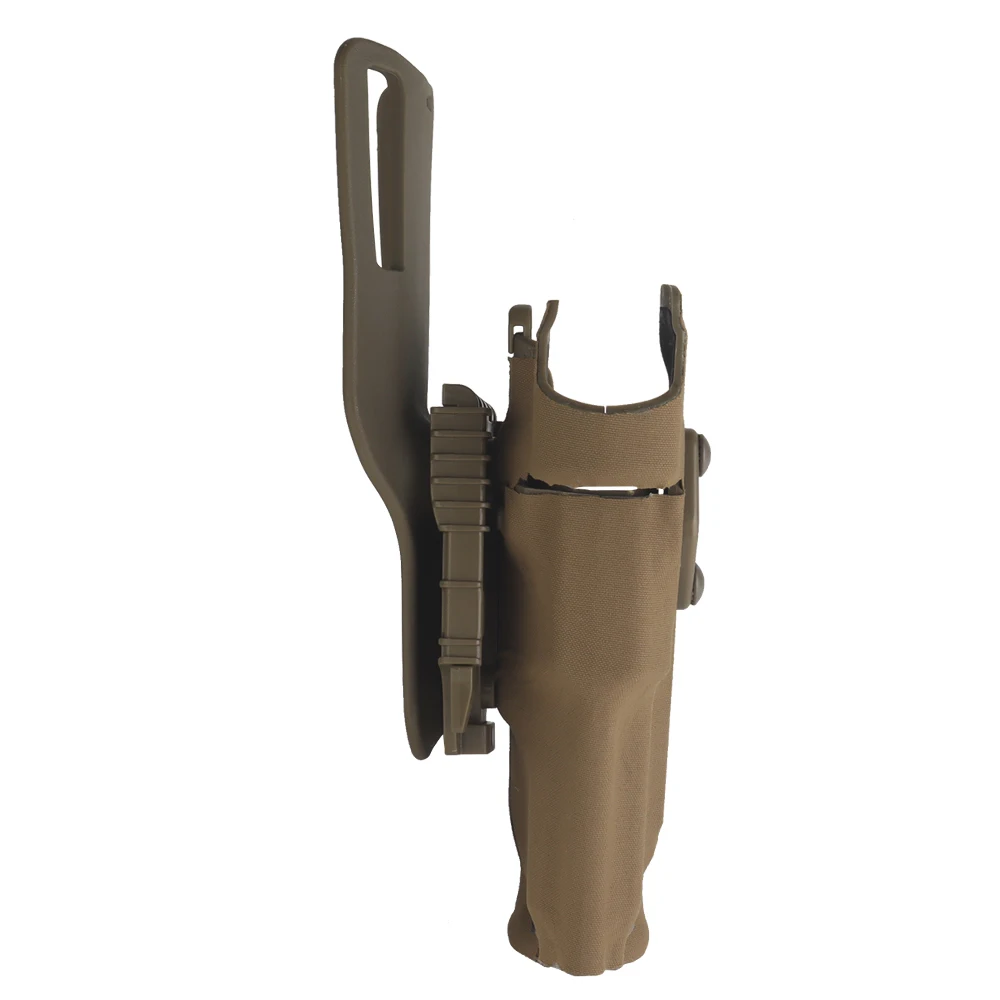 X300U-A Taktisches Taschenlampenholster für Links-/Rechtshänder für 6354DO G17 Gen4 G19 mit QLS Drop Leg Airsoft-Ausrüstungsholstern – Detail 34