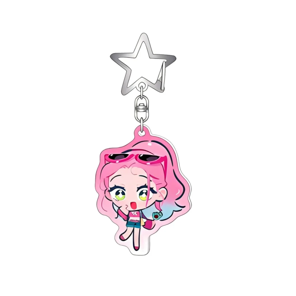 Anime Alien Stage 2026 New Full Set Kawaii Acrylic Stand Keychain Till Ivan Mizi Chibi Q Version Bag Charm Pendant