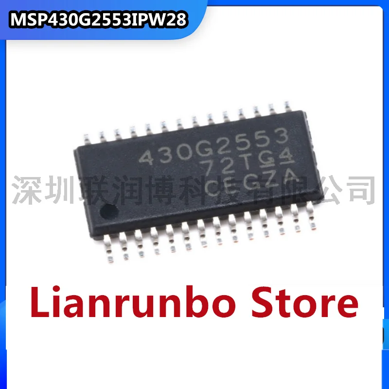 

10PCS MSP430G2553IPW28R TSSOP28 MSP430G2553IPW28 TSSOP-28 MSP430G2553 430G2553 New and original