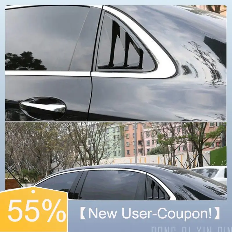 

【Fast Delivery】Shutter Decorative Stickers Rear Triangle Window Exterior Decorative Parts For Old A-Class 2013-201