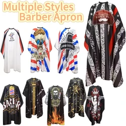 Multiple Styles Barber Apron Classics Hair Cape Antistatic Hair Profiling Hairdresser Hairdress Gown Salon Hair Cutting Tools