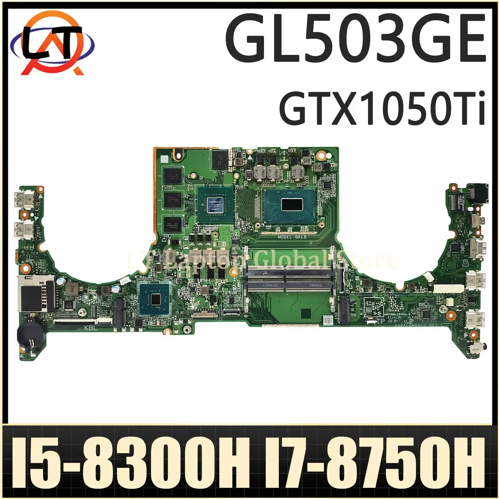 GL503GE Mainboard Laptop ASUS ROG Strix S5BE GL503G PX503GE MW503GE Motherboard Laptop I5 I7 8th Gen GTX1050Ti/4G