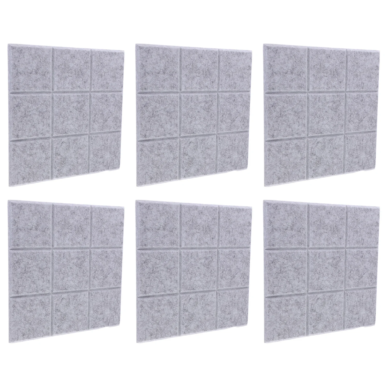 

6 Pcs Bulletin Board Wall Sticker Activity Felt Tile Adhesive Enamel Pin Display