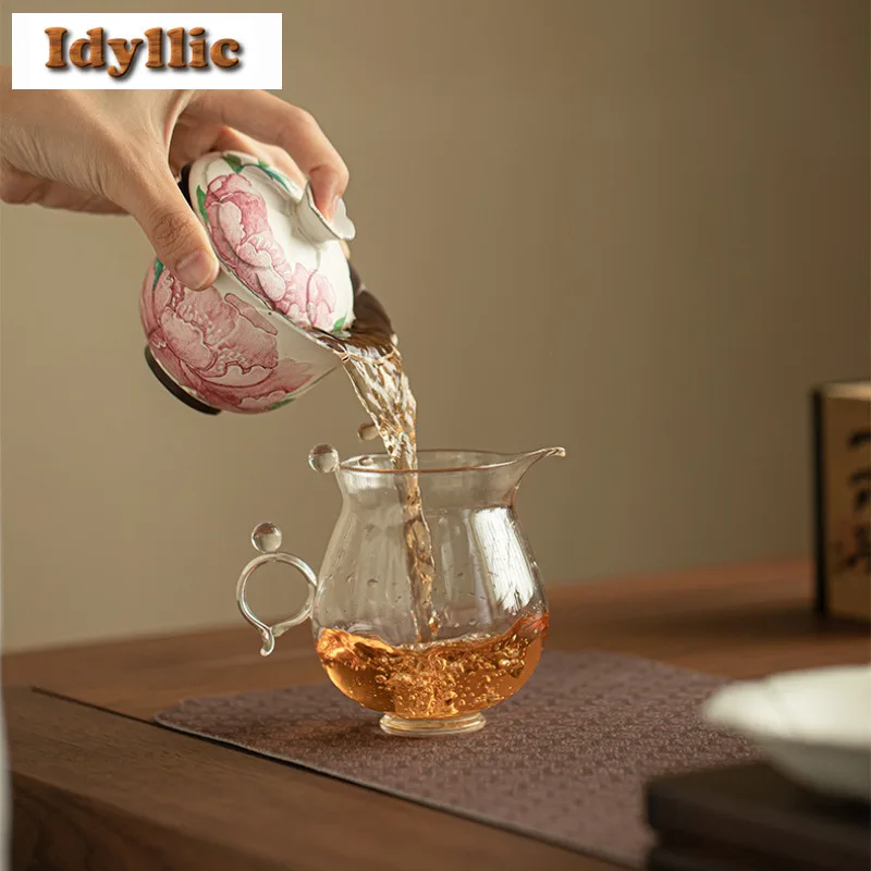 150 مللي قديم روك كلاي ضوء ماكياج الفاوانيا Gaiwan خمر الشاي تورين براد شاي مع غطاء عدة صنع الشاي غطاء السلطانية عناصر الشاي الحلي #5