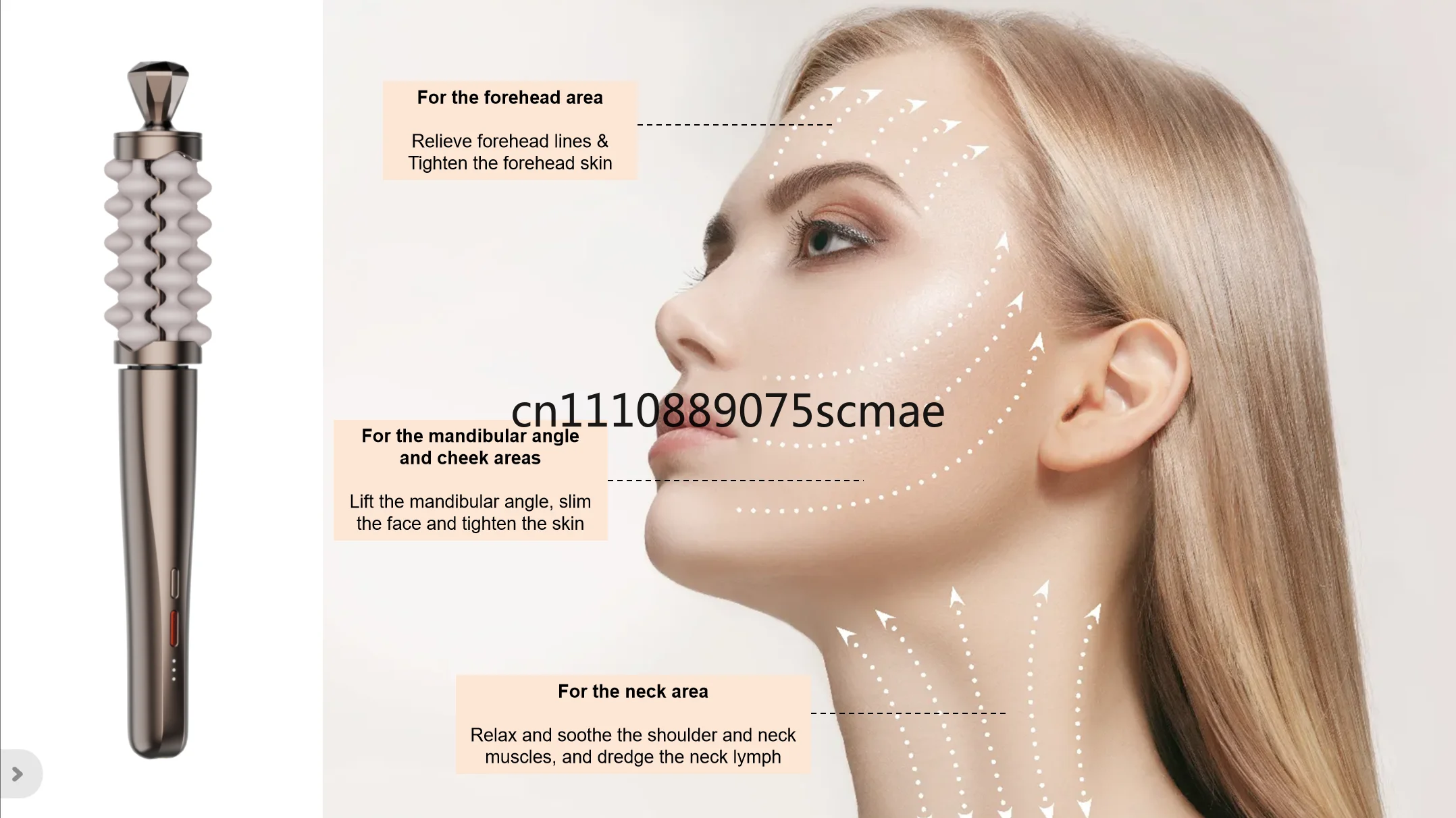2‑in‑1 Beauty Massager, Facial & Neck Lifting Skin‑Tightening Machine, Full‑Body Multifunctional Skincare Massage Instrument