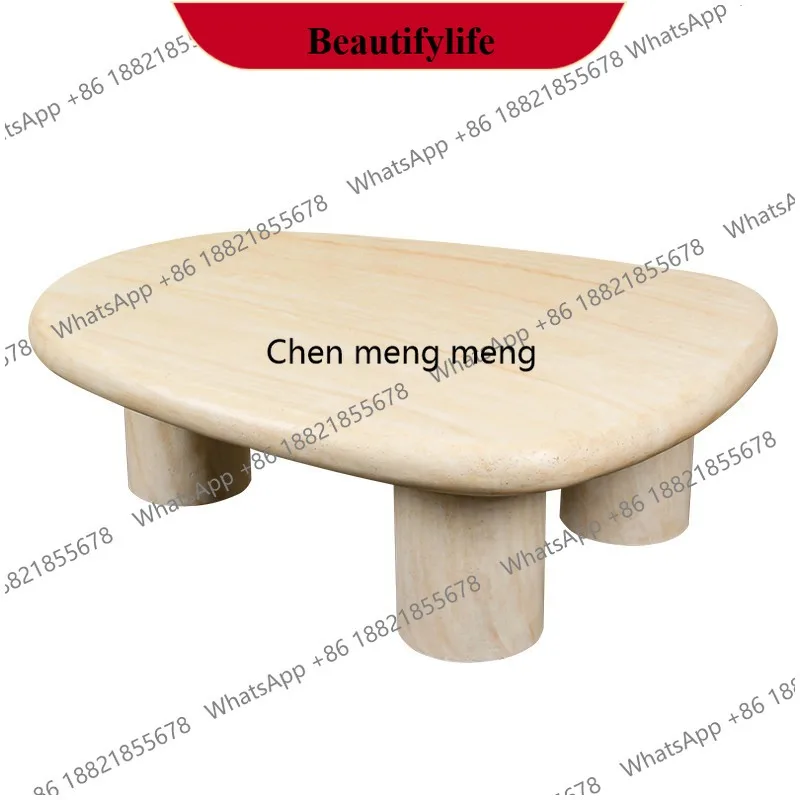 

Дизайнерский кофейный стол M182 нестандартной формы, высококачественный мраморный чайный стол для гостиной, чайный стол в средневековом стиле