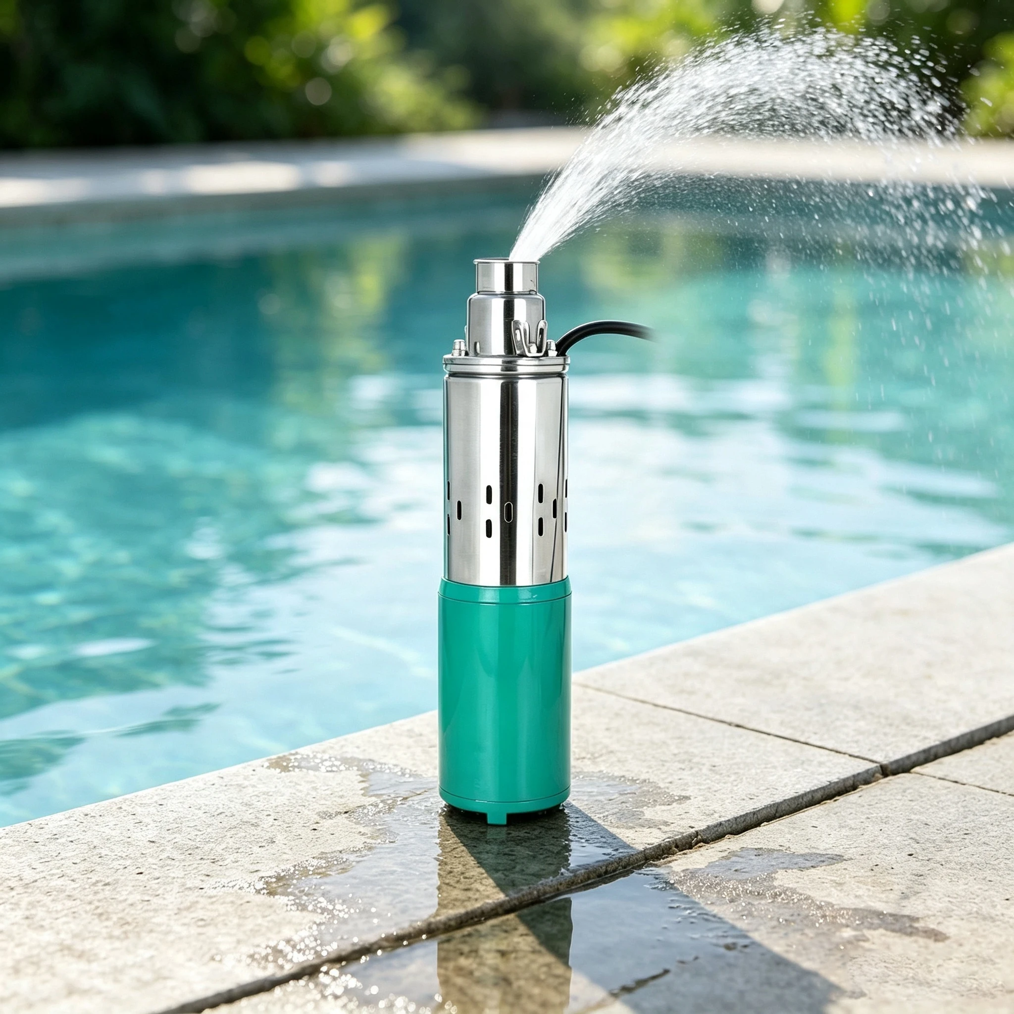 Stainless Steel Solar Submersible Water Pump With Built-In Controller For Farm Irrigation Fish Pond Boat Water Supply