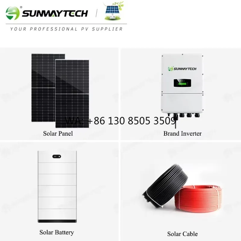 Complete Solar Mounting System 5kw 10kw Hybrid Solar System Home Power