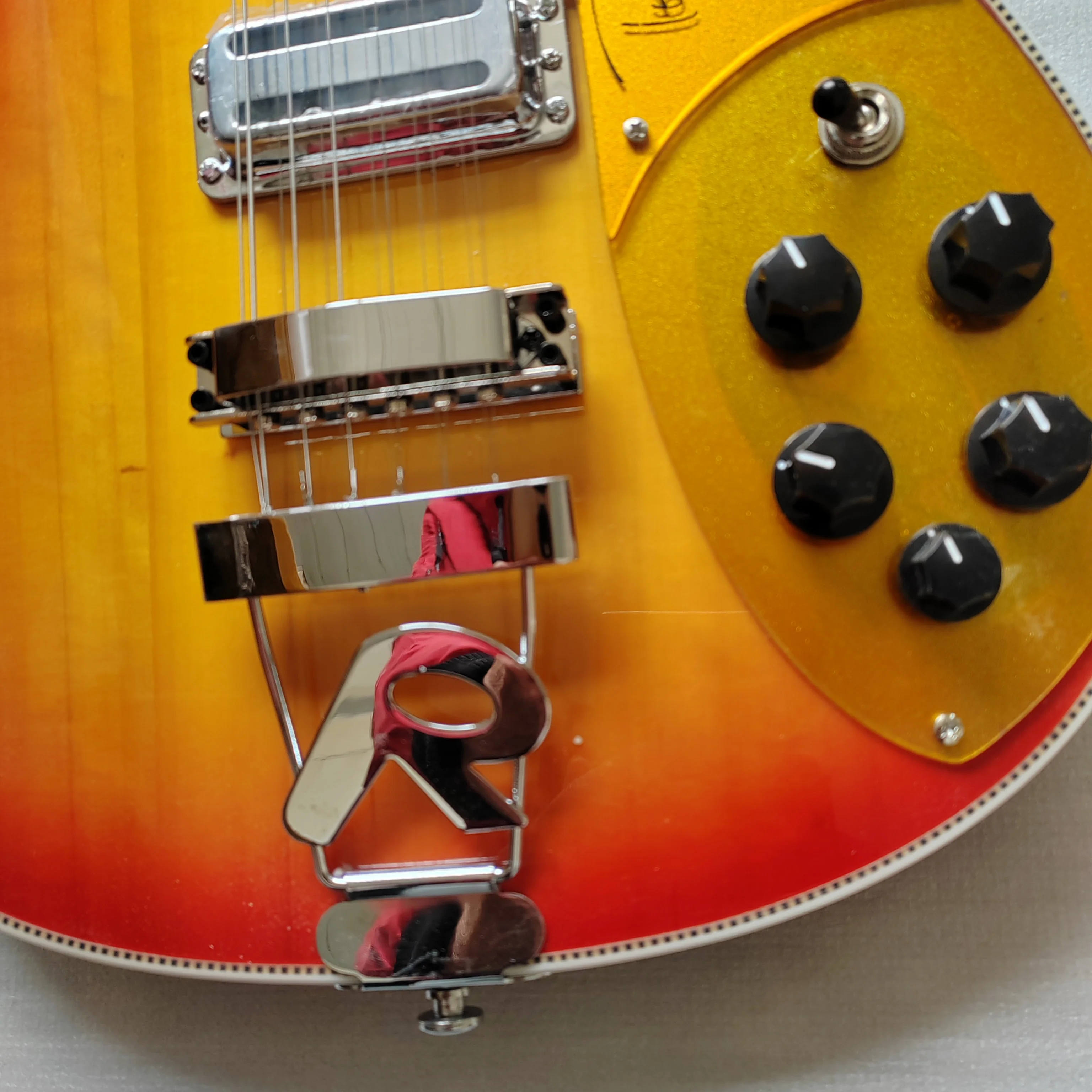 Customizable Classic 12-String Alien Shaped Electric Guitar Handmade Musical Instrument Free Shipping