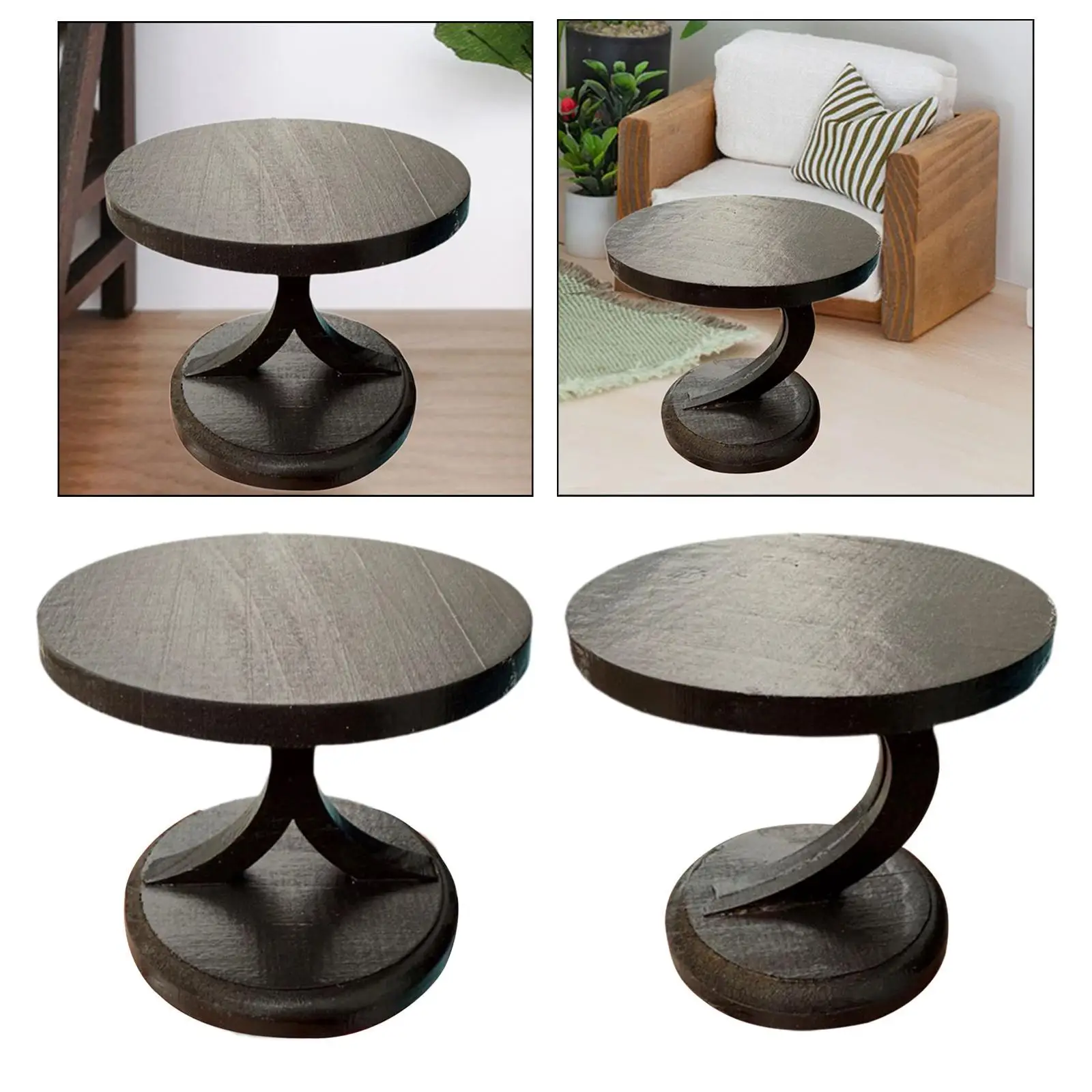 Stolik pomocniczy do domku dla lalek 1:12, miniaturowe meble do domku dla lalek DIY, zabawa w udawanie, stolik pomocniczy do domku dla lalek 1/12