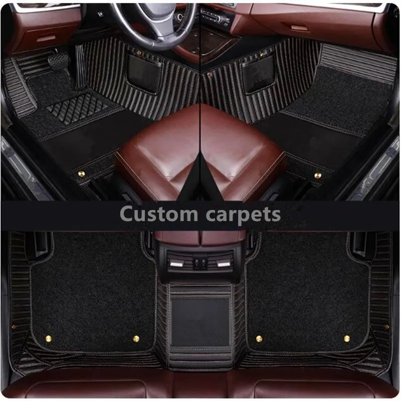 

Коврики высшего качества, специальные автомобильные коврики на заказ для Mercedes Benz GLB 180 200 220d 250 2025-2020 5-местные двухслойные ковры