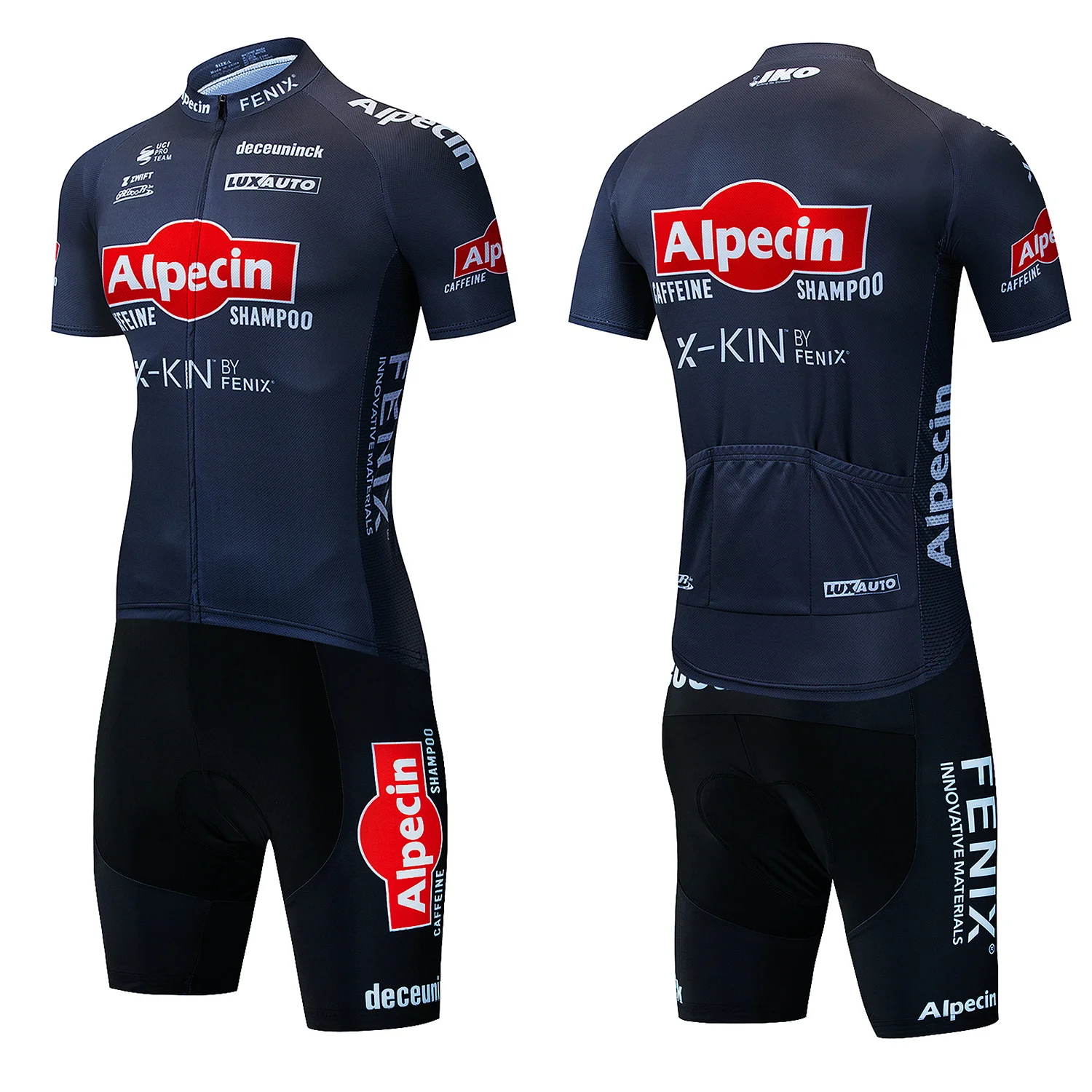 AliExpress 2025 Pro Team New Bicycle Short Sleeve Alpecin Maillot Ciclismo Summer Breathable Cycling Clothing Sets Men Cycling Jersey Suit