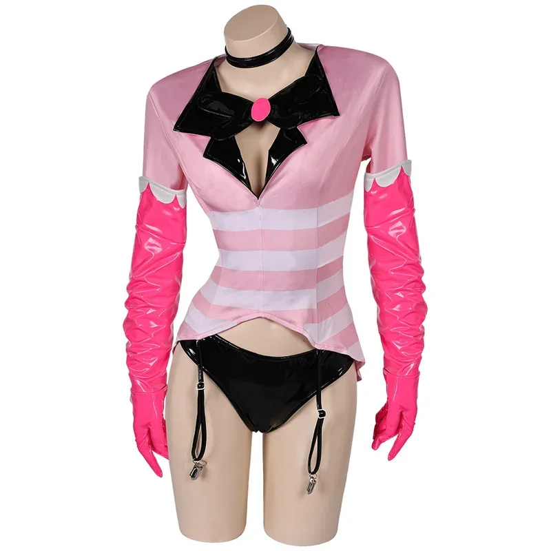 Costume cosplay Angel Cos Dust Anime Fantasia Donne adulte Lingerie Guanti Abiti con archetto da collo Vestito da festa di carnevale di Halloween