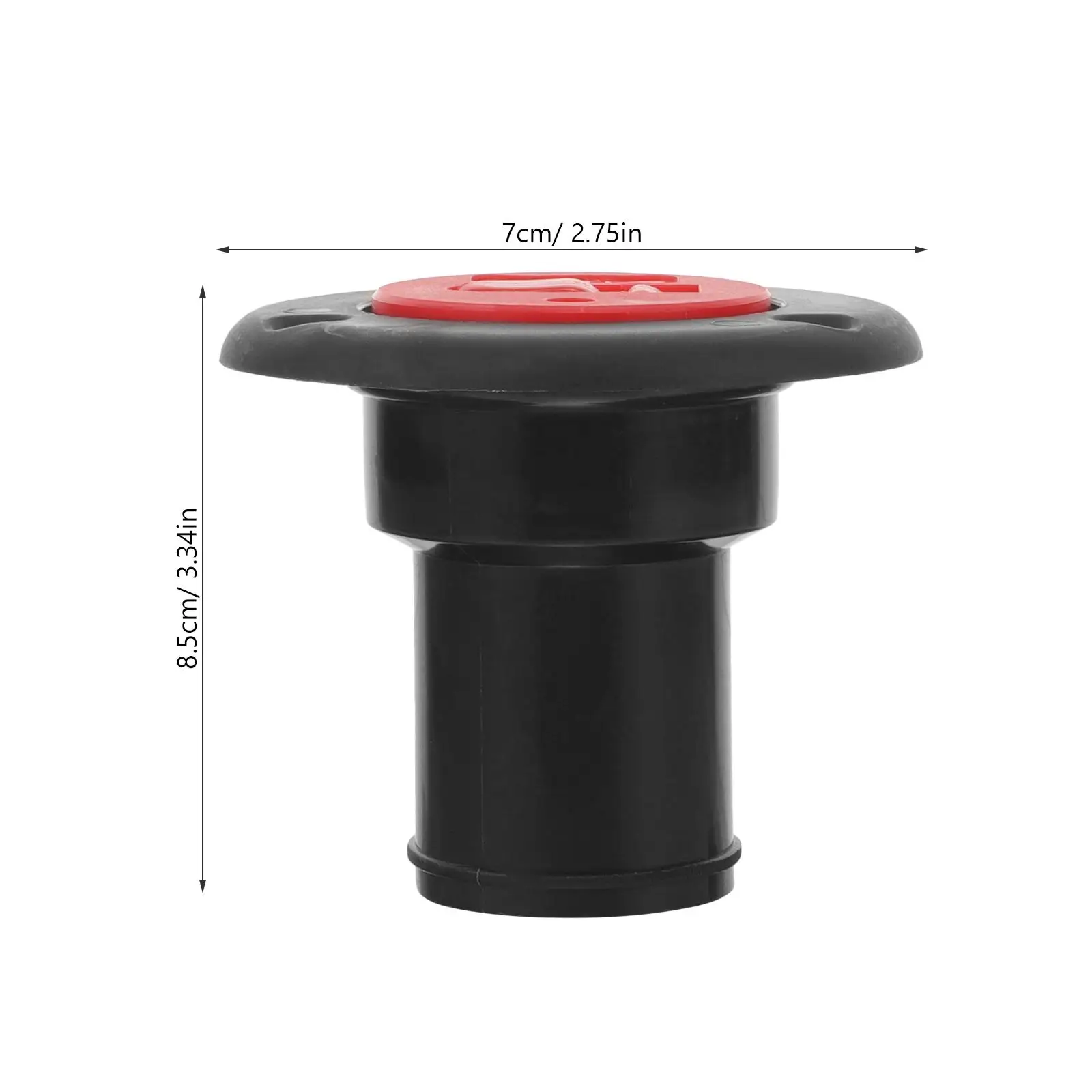 Tank 38MM Black Red RV Boat Accessories Replacement Plastic Lid Gas Tank Cap Replacement Vent Marine Parts
